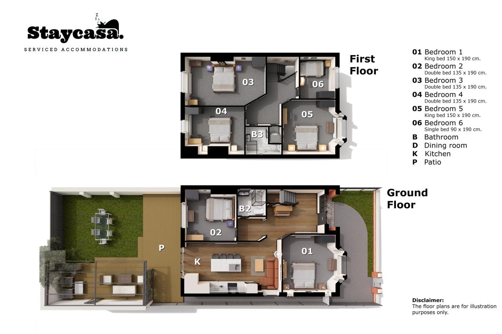 Spacious 6-bed With Large Patio And Free Parking Holiday home